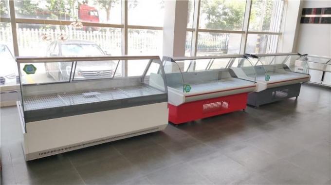 SS304 유리문 체스트형 냉동고 직접적인 냉각 슈퍼마켓 6