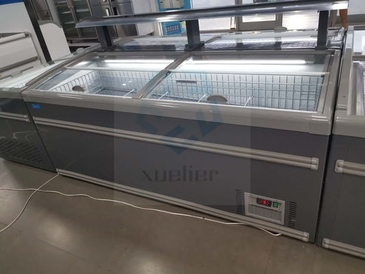 Commercial Supermarket Island Freezer 630L 22 cu ft