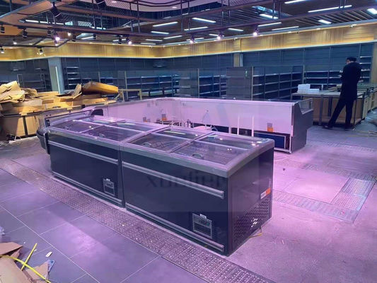 Commercial Supermarket Island Freezer 630L 22 cu ft