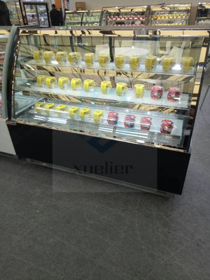 Bread Cake Bakery Counter Display Case Air Cooling
