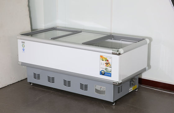 2m Commercial Chest Freezer Glass Top Ice Cream CE