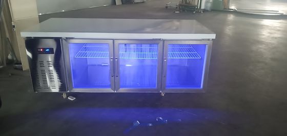 Commercial Glass Door Display Freezers 470L 17 Cu Ft