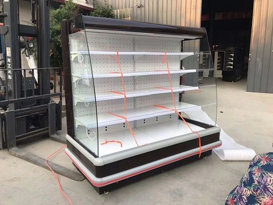 No door can splice super practical supermarket fruits and vegetables preservation display wind screen cabinet