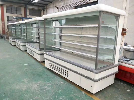 No door can splice super practical supermarket fruits and vegetables preservation display wind screen cabinet