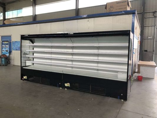 No door can splice super practical supermarket fruits and vegetables preservation display wind screen cabinet