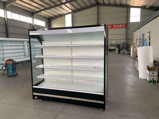 No door can splice super practical supermarket fruits and vegetables preservation display wind screen cabinet