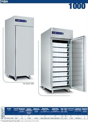 Stainless Steel Double Door Reefer Freezer Freezer