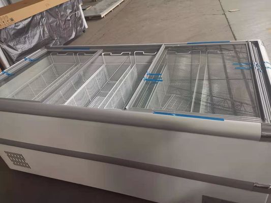 Commercial Display Cabinet Freezer Horizontal Large Capacity Fresh Keeping