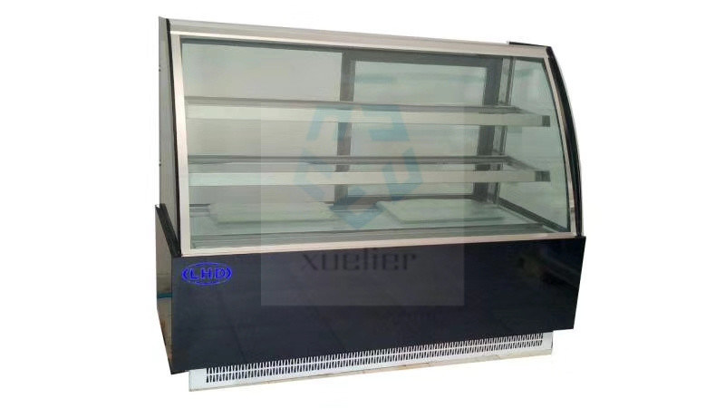 Bread Cake Bakery Counter Display Case Air Cooling