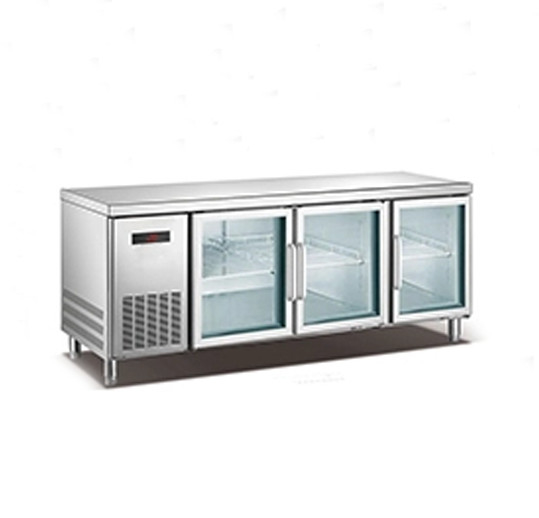 Direct Cooling Stainless Steel Freezers Refrigeration Facilities 1380L